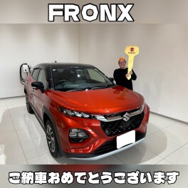 フロンクスをご納車しました！！